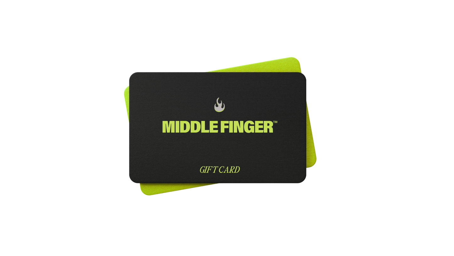 Middle Finger Gift Card