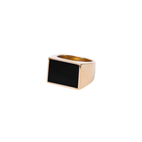 Onyx Jet Stone Signet