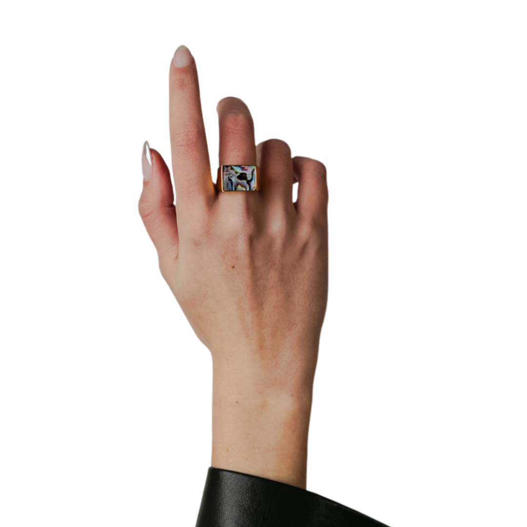 Abalone Stone Signet